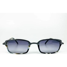 Old Space Vintage Vintage Güneş Gözlüğü – 90'lar Retro – Gümüş Metal Çerçeve Füme Degrade Cam