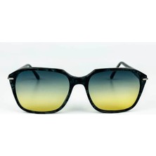 Old Space Vintage Vintage Güneş Gözlüğü – 80’ler Retro – Desenli Kemik Çerçeve, Yeşil Degrade Cam