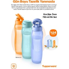Tupperware Evo Şişe Ince Slim 750ML 3lü Set