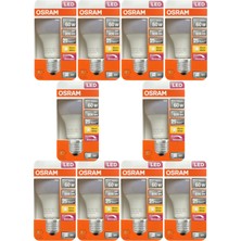 Avarson (10 Adet) Ledvance 8,8W SARI Işık (2700K) E27 Duylu (Kalın Duy) Dim Edilebilir LED Ampul