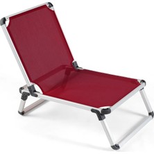 Missidea Alüminyum Katlanır Plaj Sandalyesi Mürdüm