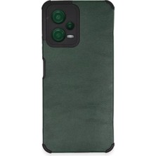 Magicool Xiaomi Redmi Note 12 5g Kılıf Loop Deri Silikon - Yeşil