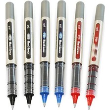 Ulu Pazarlama 6'lı Tükenmez Kalem Seti - 0,7 mm Uç, Siyah, Mavi, Kırmızı