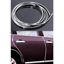 Ulu Pazarlama U Tipi Krom Nikelaj Kapı Koruma Şeridi - 5 Metre