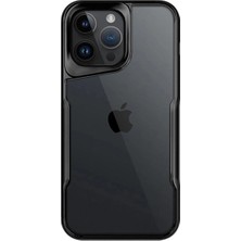 Ulu Pazarlama Apple Iphone 15 Pro Kılıf Boyi Silikon Kapak - Siyah