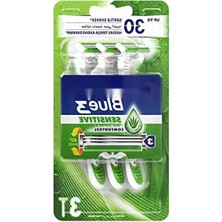 Ulu Pazarlama Konforlu Kullanım Için 3'lü Kullan At Tıraş Bıçağı Paketi