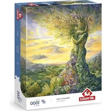 Ulu Pazarlama Doğanın Aşkı Temalı 1000 Parça Yüksek Zorluk Seviyesinde Puzzle