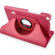 Ulu Pazarlama Huawei Mediapad T3 7 Kılıf 360 Tablet Deri Kılıf - Pembe