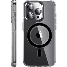 Ulu Pazarlama Joko Apple Iphone 14 Pro Kılıf Crystal Magsafe Kapak - Siyah