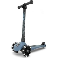 Ulu Pazarlama LED Aydınlatmalı Çelik Scooter