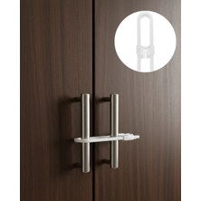 Midas Toptan Home 4 Adet Dolap Kapak Kilidi Ev Içi Güvenlik Için Pratik Koruma Seti