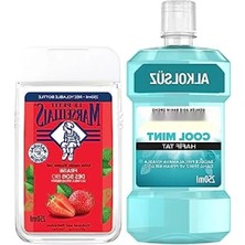 Ulu Pazarlama Akdeniz Çileği Duş Jeli - 250 ml + Ağız Bakım Suyu - 250 ml
