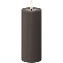 Ulu Pazarlama Kahverengi 5X12.5 cm LED Mum