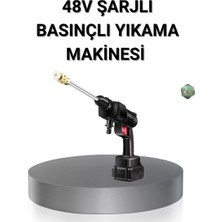 Midas Toptan Home Kablosuz Basınçlı Yıkama Makinesi – 48V Güçlü Motor, 2 Pil ve Köpük Hazneli