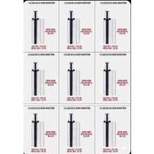 Sandofis 3 Class 60'lık Krom Amortisör(10 Adet)