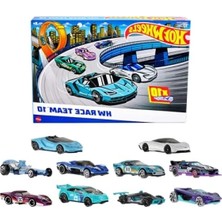 Ulu Pazarlama 10'lu Yarış Arabası Paketi - 1:64 Ölçekli