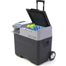 Ulu Pazarlama 50 Litre Kompresörlü Tekerlekli Araç Buzdolabı (12/24/220 Volt)
