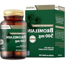 Ulu Pazarlama Bromelain Takviye Edici Gıda, 500 Mg, 60 Tablet