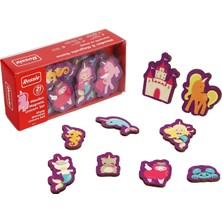 Rossie Mıknatıslı Ahşap Unicorn Figürler