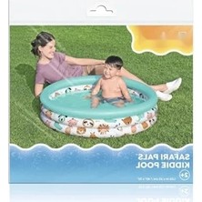 Ulu Pazarlama Safari Pals Desenli Çocuk Havuzu, Φ1.02 M x 25 cm