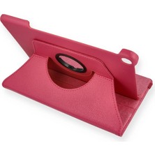 Ulu Pazarlama Huawei Matepad T10S 10.1 Kılıf 360 Tablet Deri Kılıf - Pembe
