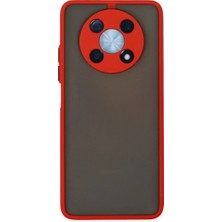 Magicool Huawei Nova Y90 Kılıf Montreal Silikon Kapak - Kırmızı