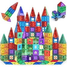 Ulu Pazarlama 150 Parça Manyetik Blok Seti, Eğitici Yapı Taşları