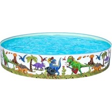 Ulu Pazarlama Renkli Su Geçirmez Yüzme Havuzu - 244X244X46 cm