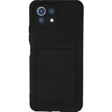 Ulu Pazarlama Xiaomi Mi 11 Kılıf Kelvin Kartvizitli Silikon - Siyah