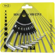 Ulu Pazarlama 9 Parça Mini Alyan Seti - Siyah, Çok Amaçlı Kullanım