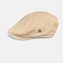 Karnas Şapka Karnas Doğal Keten Kasket – Standart Beden Seçkin Konfor