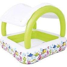 Ulu Pazarlama Gölgelikli Şişirilebilir Havuz 143 x 143 x 123 cm