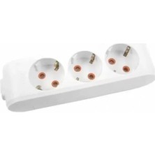 Just Cheap Store Asel 3 Lü Priz Topraklı Klemensli