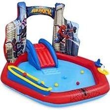 Ulu Pazarlama Şişirilebilir Su Oyun Merkezi 2,11 M x 2,06 M x 1.27 M, Kaydıraklı ve Hedef Oyun Alanı