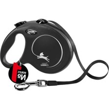 Ulu Pazarlama L Beden 5mt Siyah Şerit Tasma