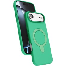 Ulu Pazarlama Apple Iphone 17 Air Regal Magsafe Standlı Kapak - Yeşil
