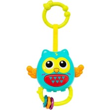 Minibo Müzikli ve Işıklı Çıngıraklı Baykuş Puset Oyuncağı