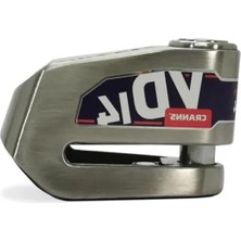 Ulu Pazarlama Alarmlı Disk Kilidi - Bluetooth Kontrollü, 14 mm Paslanmaz Çelik, 120 Db Ses Seviyesi