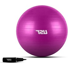 Ulu Pazarlama 55 cm Pilates Topu ve Pompası - Anti-Burst Özellikli