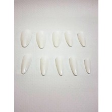 Royal Paris Kadın Şeffaf 100 Lü Badem Takma Tırnak 100 Adet