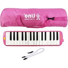 Ulu Pazarlama 32 Tuşlu Melodika, Pembe Renk, Taşıma Çantası ile