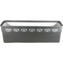 Royaleks Group Desenli Saksı 50 cm Royaleks-Ak 638