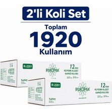 Rulopak Sensörlü Hijyenik Klozet Kapağı Rulosu 2’li Set (Toplam 1920 Kullanım) R-1314 Uyumlu