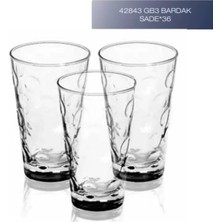 Just Cheap Store Sigma Bardak 42843 3'lü Sade ROYALEKS-SGM09078 42843