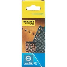 Ulu Pazarlama 100 Adet Halkalar - 4 Mm, Pirinç Renkli