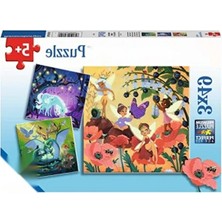 Ulu Pazarlama 3X49 Parça Büyülü Karakterler Puzzle