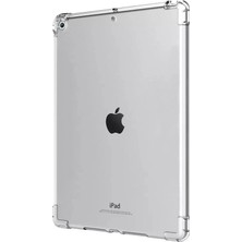 Ulu Pazarlama Apple Ipad 10.2 (7.nesil) Kılıf Anti Shock Tablet Silikon - Şeffaf