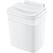 Ulu Pazarlama Soft Askılı Çöp Kutusu | 4 Lt Kapasite, Beyaz