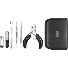 Ulu Pazarlama 6 Parça Profesyonel Tırnak Batık Çıkarıcı ve Bakım Seti