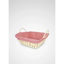 Royaleks Group Hasırlı Bezli Ekmek Sepeti Dikdörtgen Renkli ROYALEKS-8822